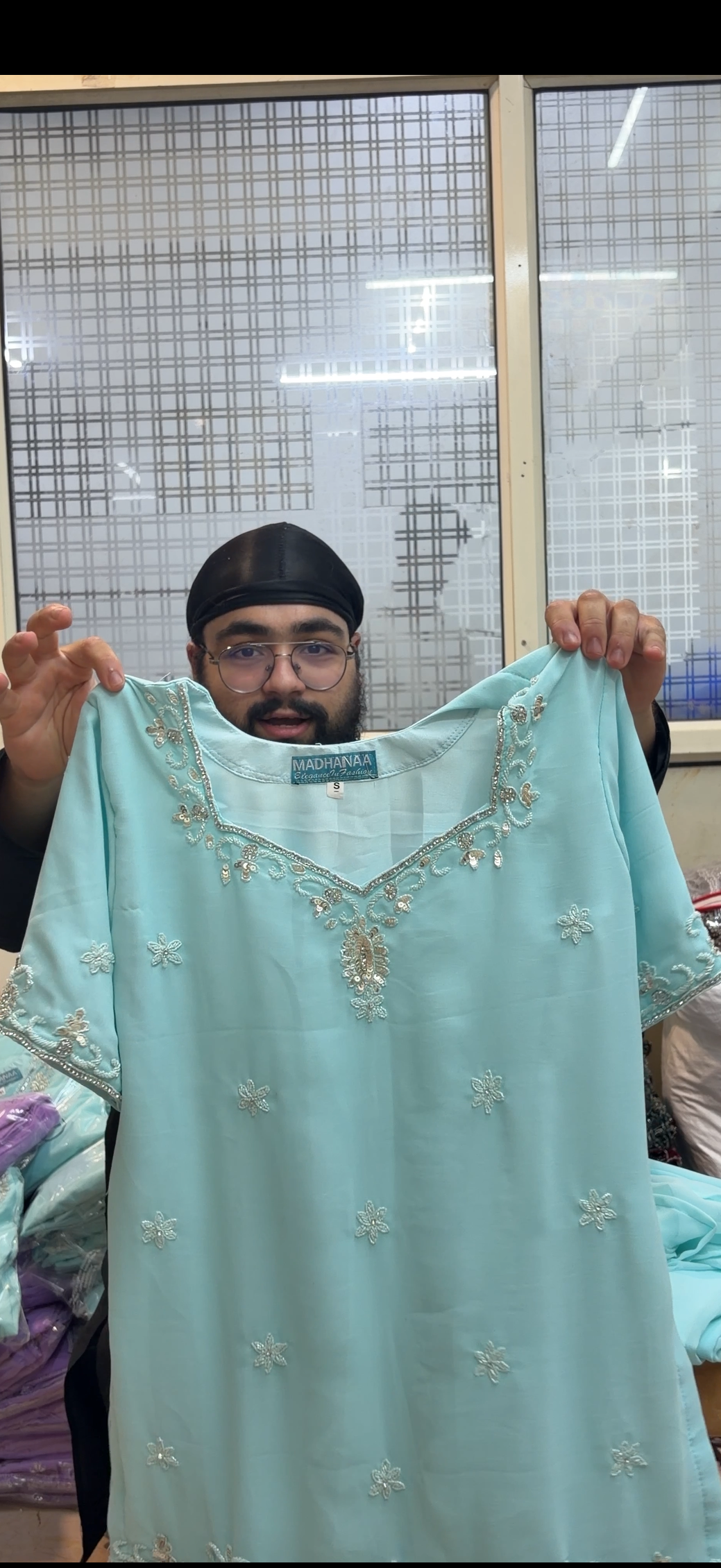 New Sky blue choker dupatta 90s y2k set