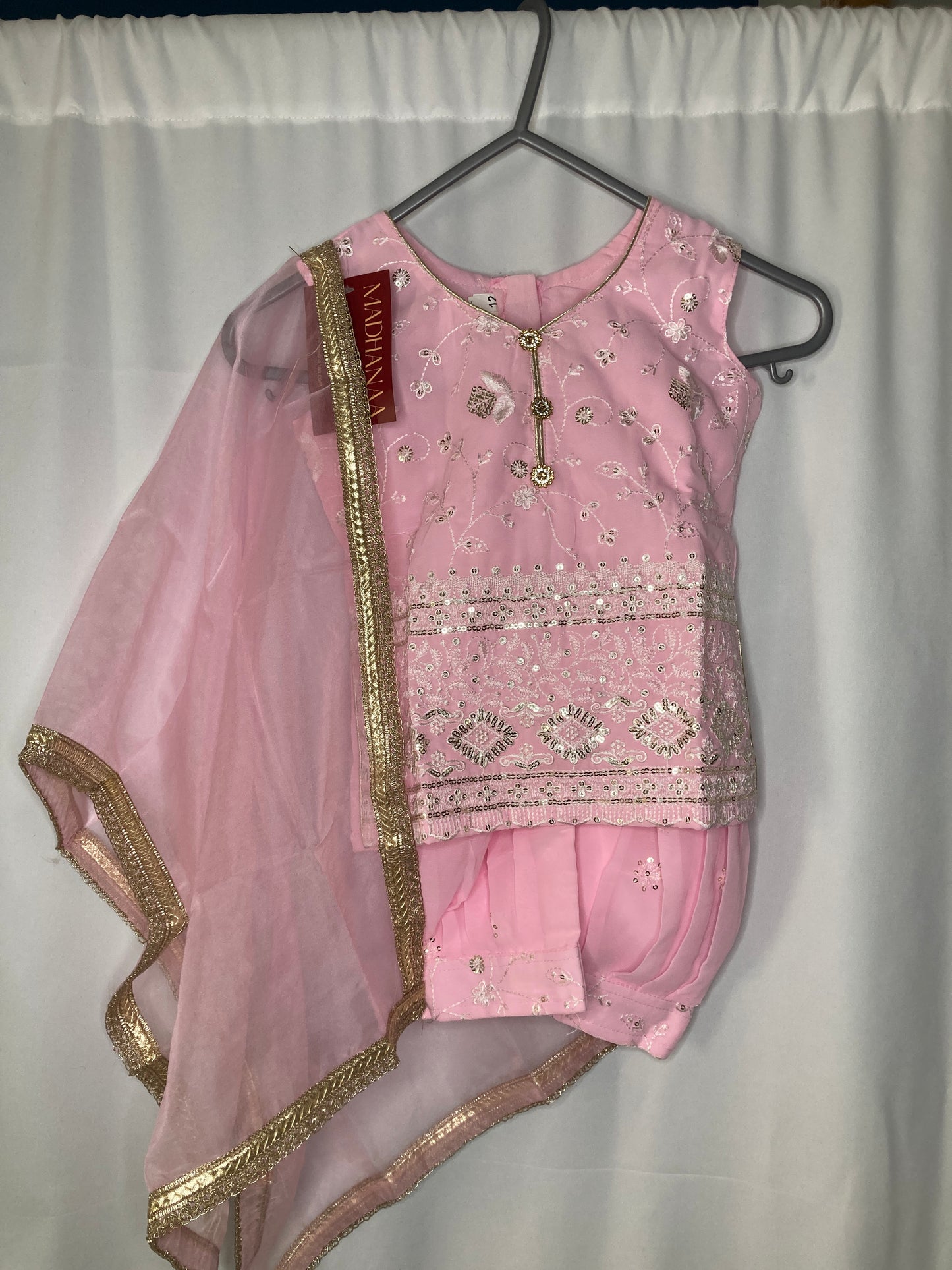 Ayzel Umar in baby pink 3month-4yrs BC011C3