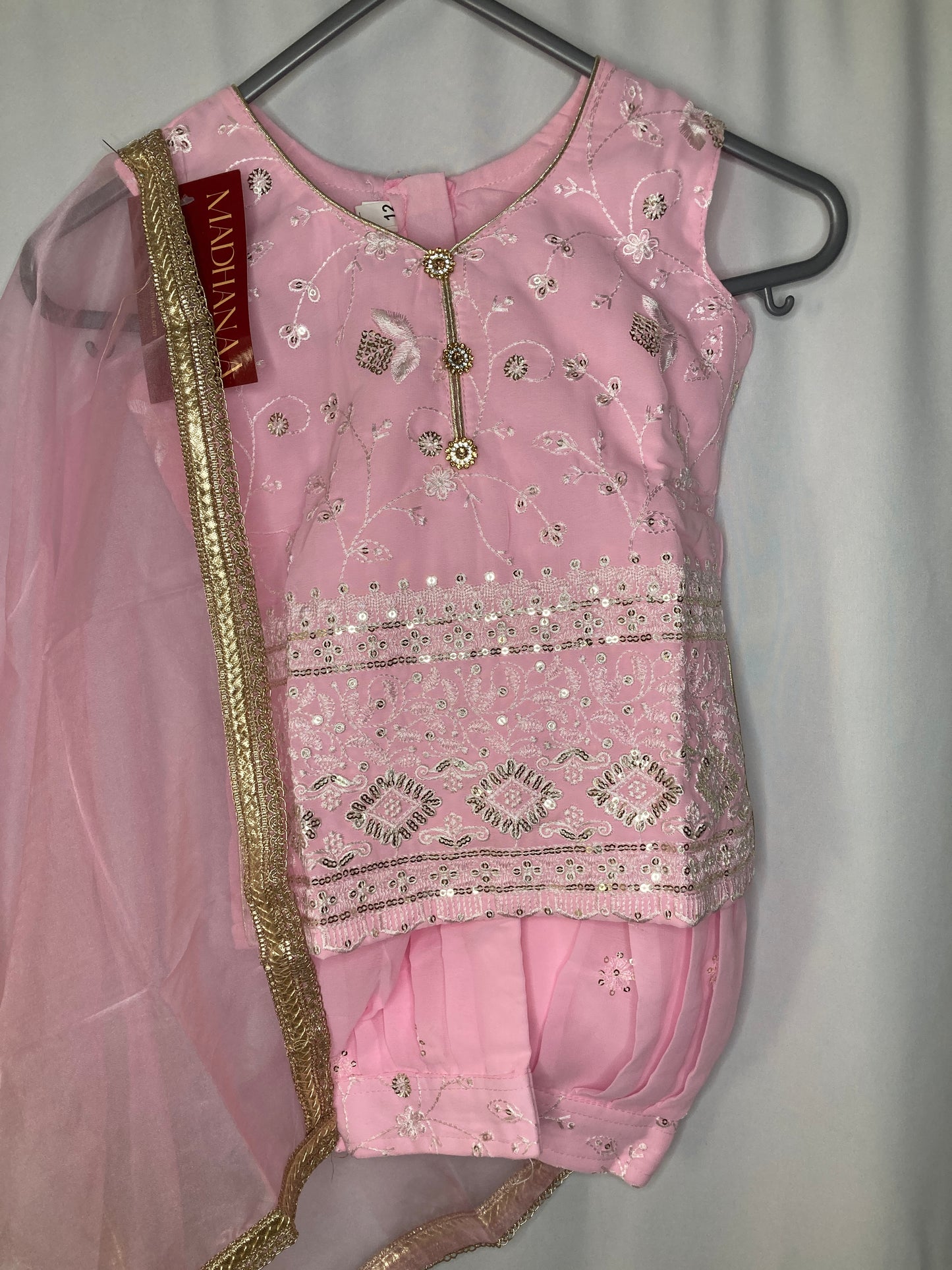 Ayzel Umar in baby pink 3month-4yrs BC011C3