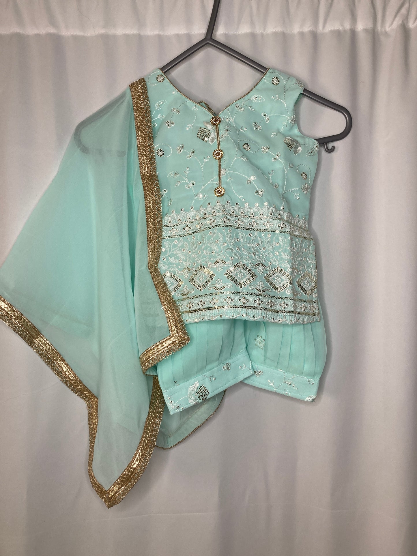 Ayzel umar in ice blue 3month-4yrs BC011C8