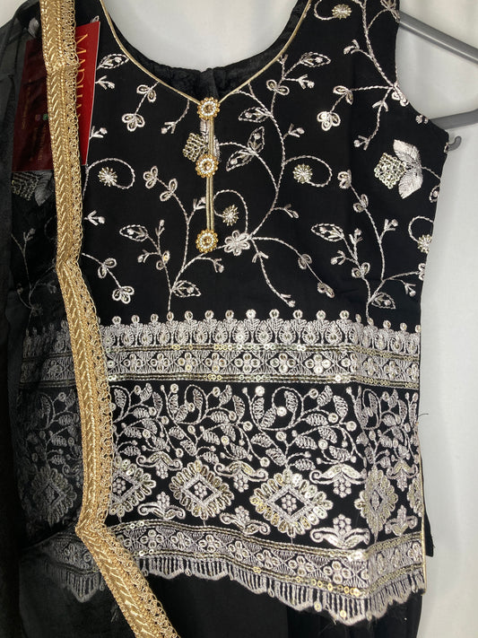 Ayzel umar in black 3month-4yr BC011C2