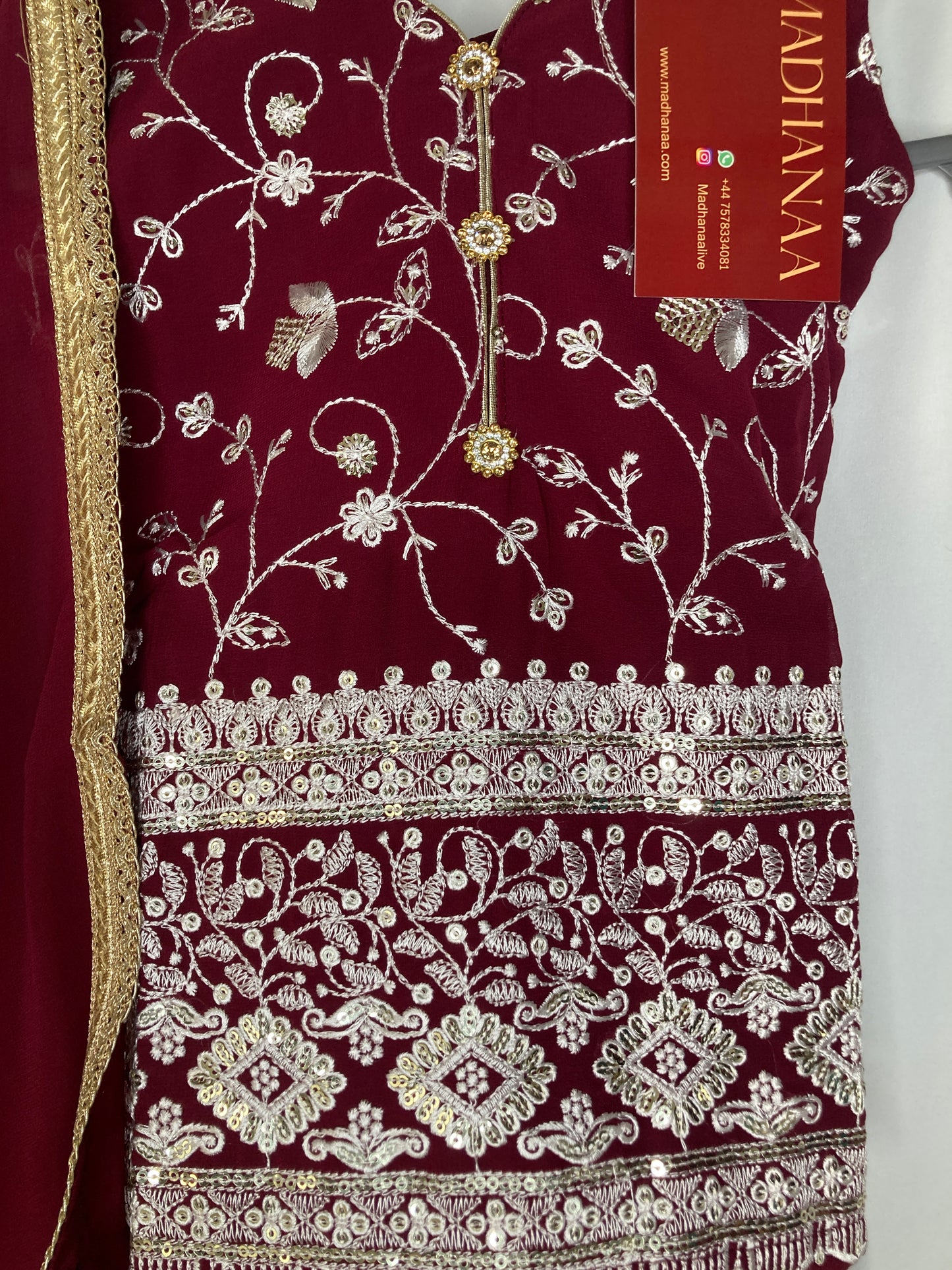 Ayzel Umar in burgundy 3month-4yrs BC011C4