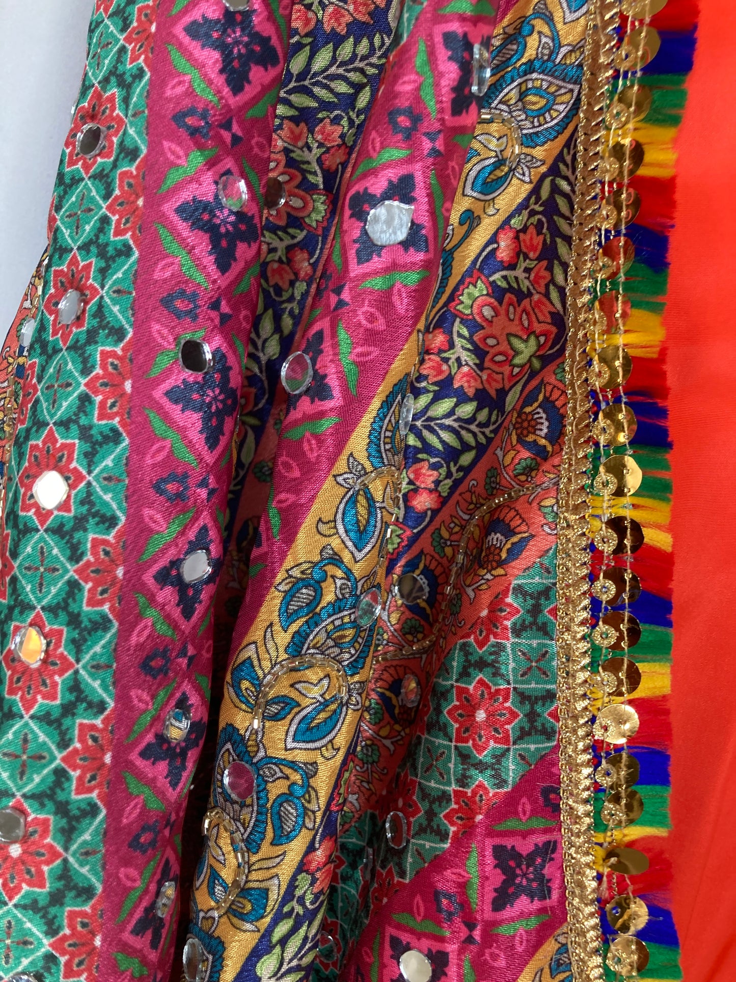Rangrez in vibrant orange 1-2yrs kbc018c3