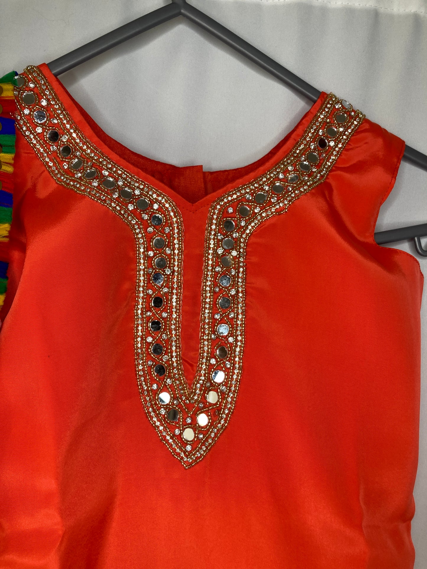 Rangrez in vibrant orange 1-2yrs kbc018c3