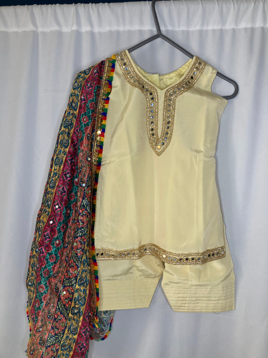 Rangrez in Lemon yellow 1-2yrs kb018c2