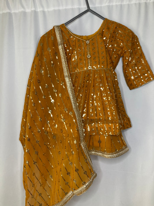 Chamakaraa in burnt orange 3months+ kb013c2