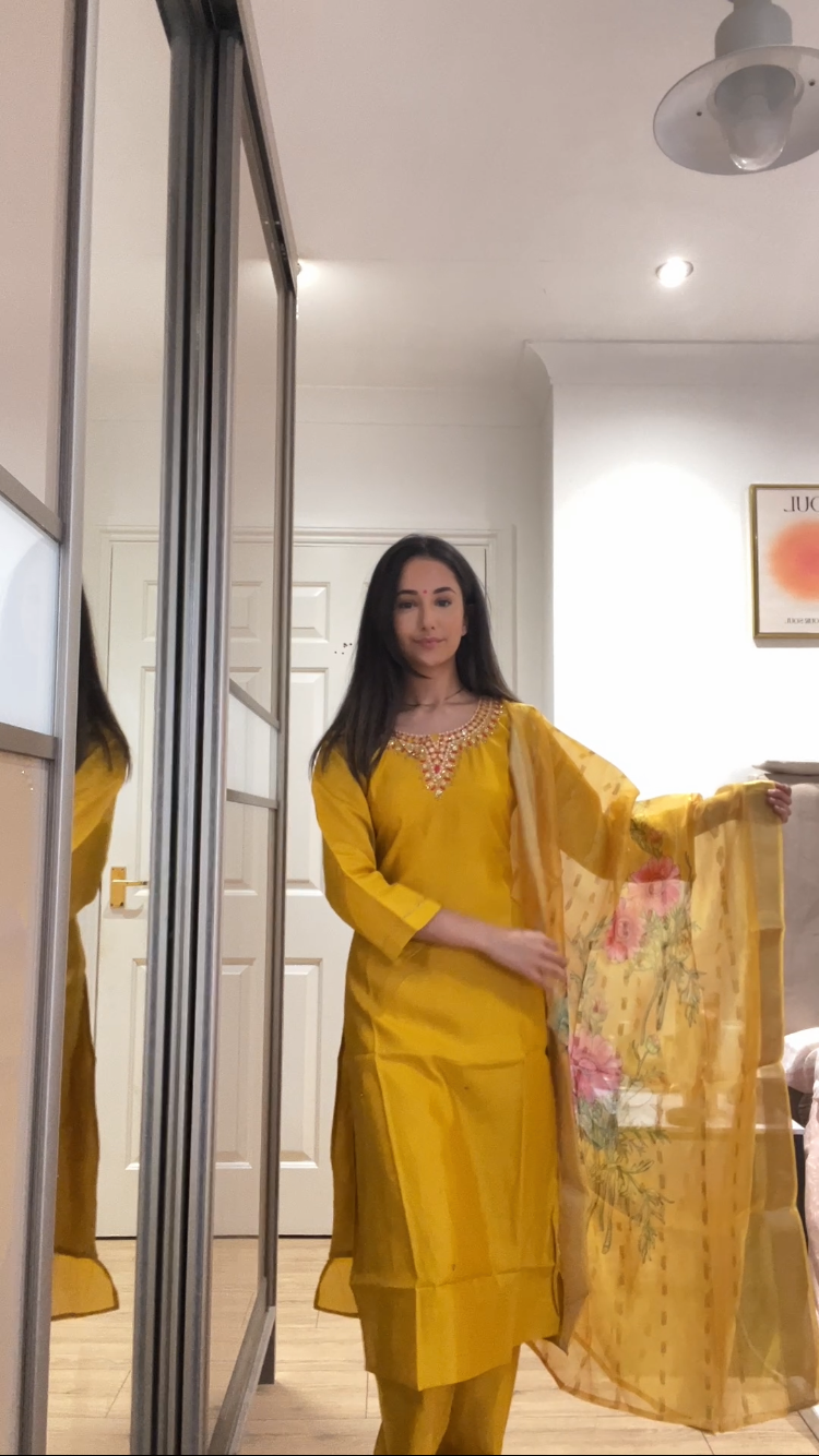 Sunehribaag in mustard dn014c1