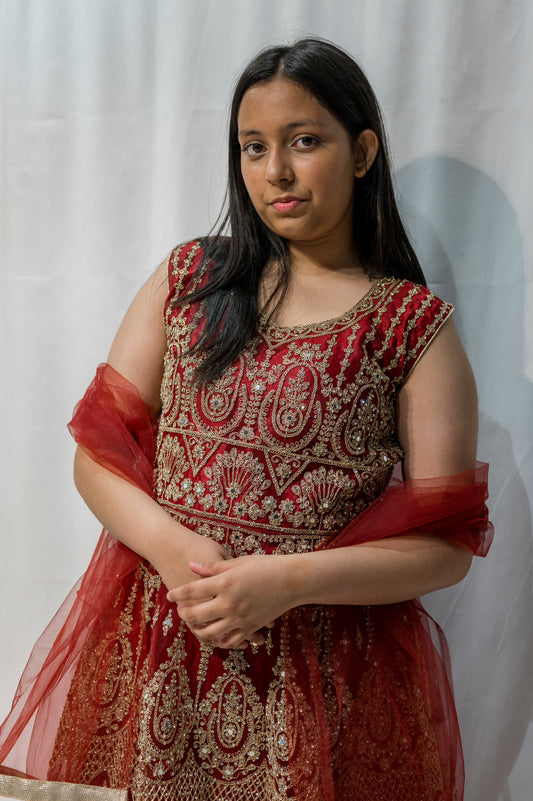 mini majesty in red-maroon petite KMO014C0