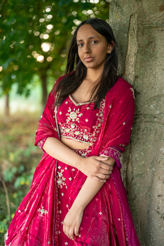 Ishq-e-laal ruby reg lehenga ka015c0