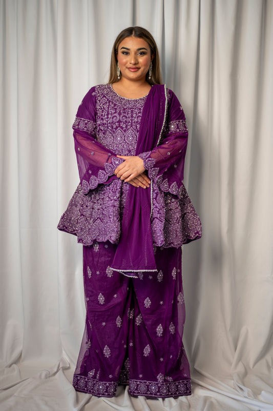 Meher in plum petite KMO003C2