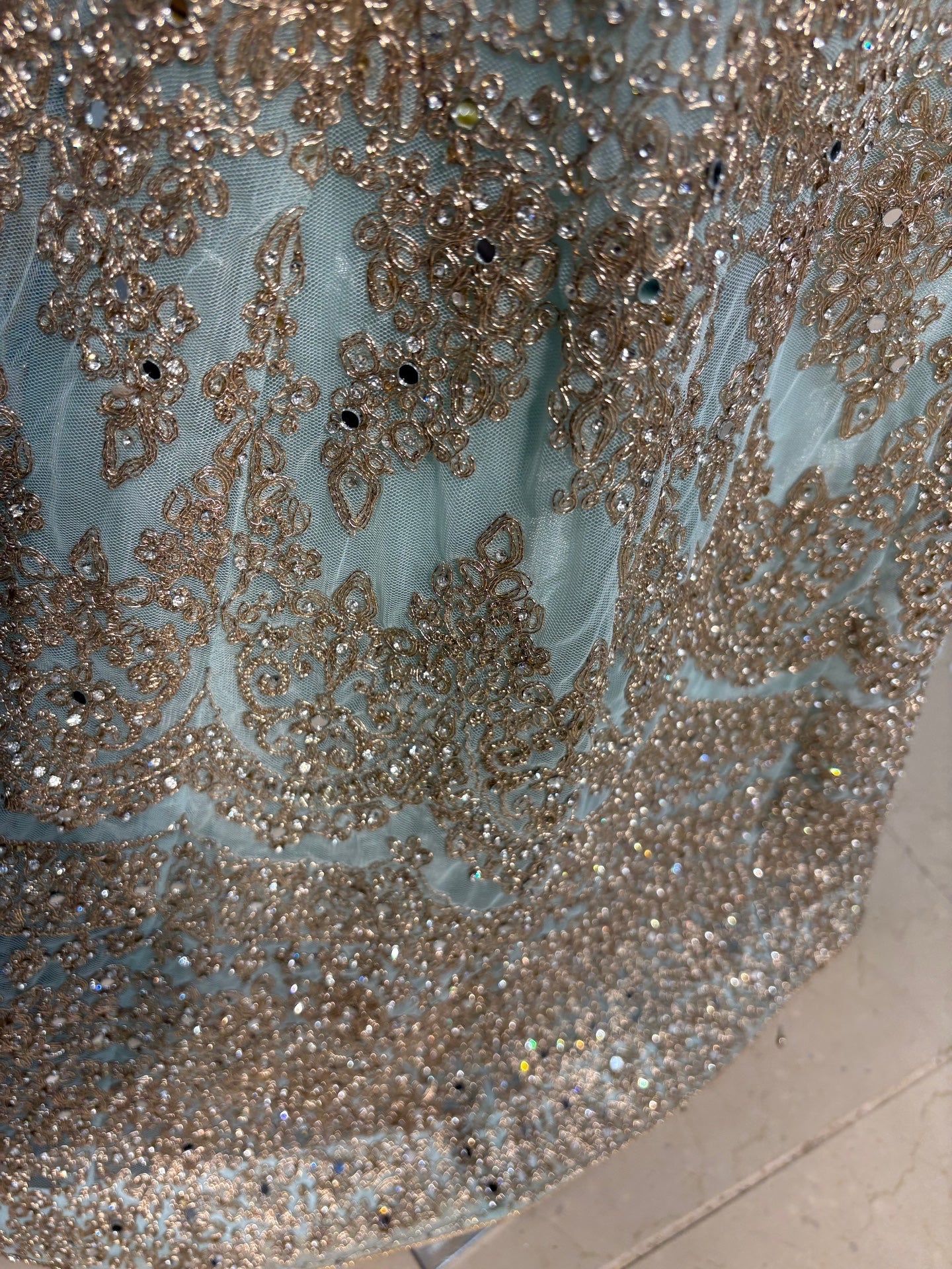 SUNEHRIPARI IN SKY BLUE 4-9 YRS KMO002C6