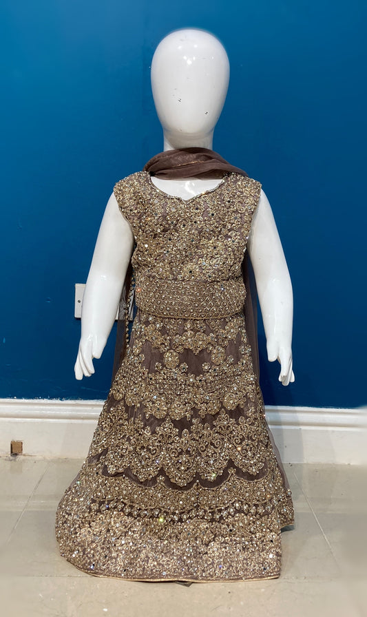 SUNEHRIPARI IN MAUVE 1-4 YRS KMO002C12