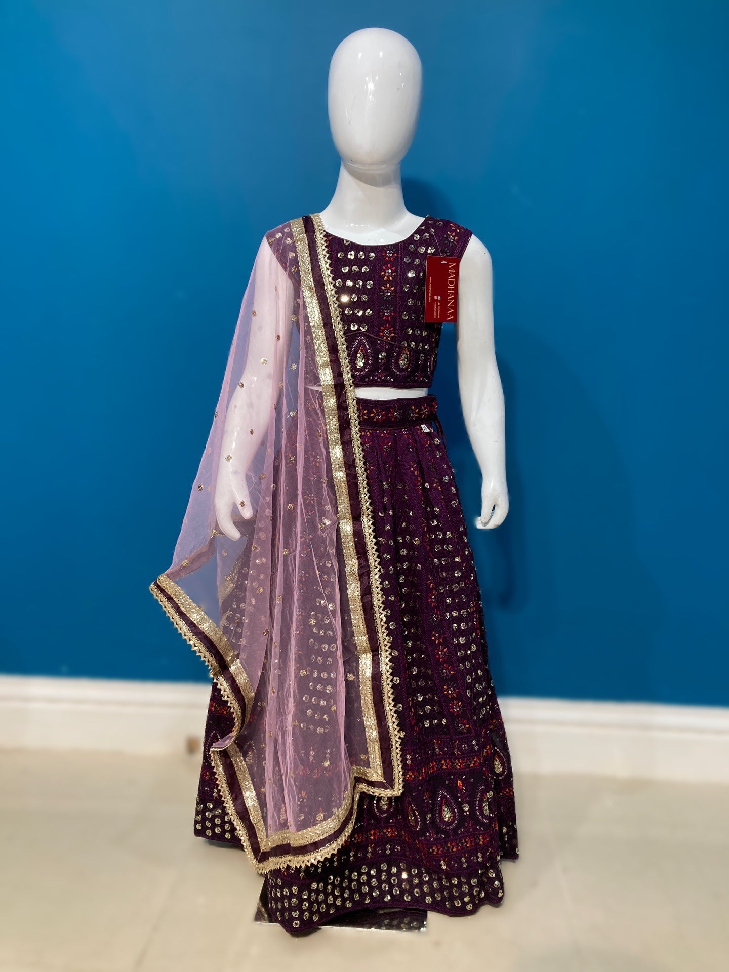 Rangtara in purple 3-9yrs KAF015C2