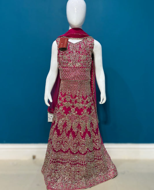 SUNEHRIPARI IN HOT PINK 4-9 YRS KMO002C3