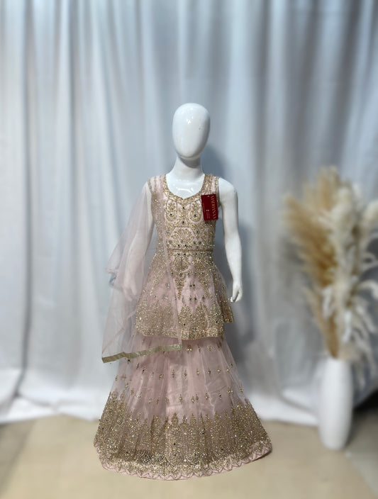 Mini Majesty 3-9yrs in baby pink KMO014C2