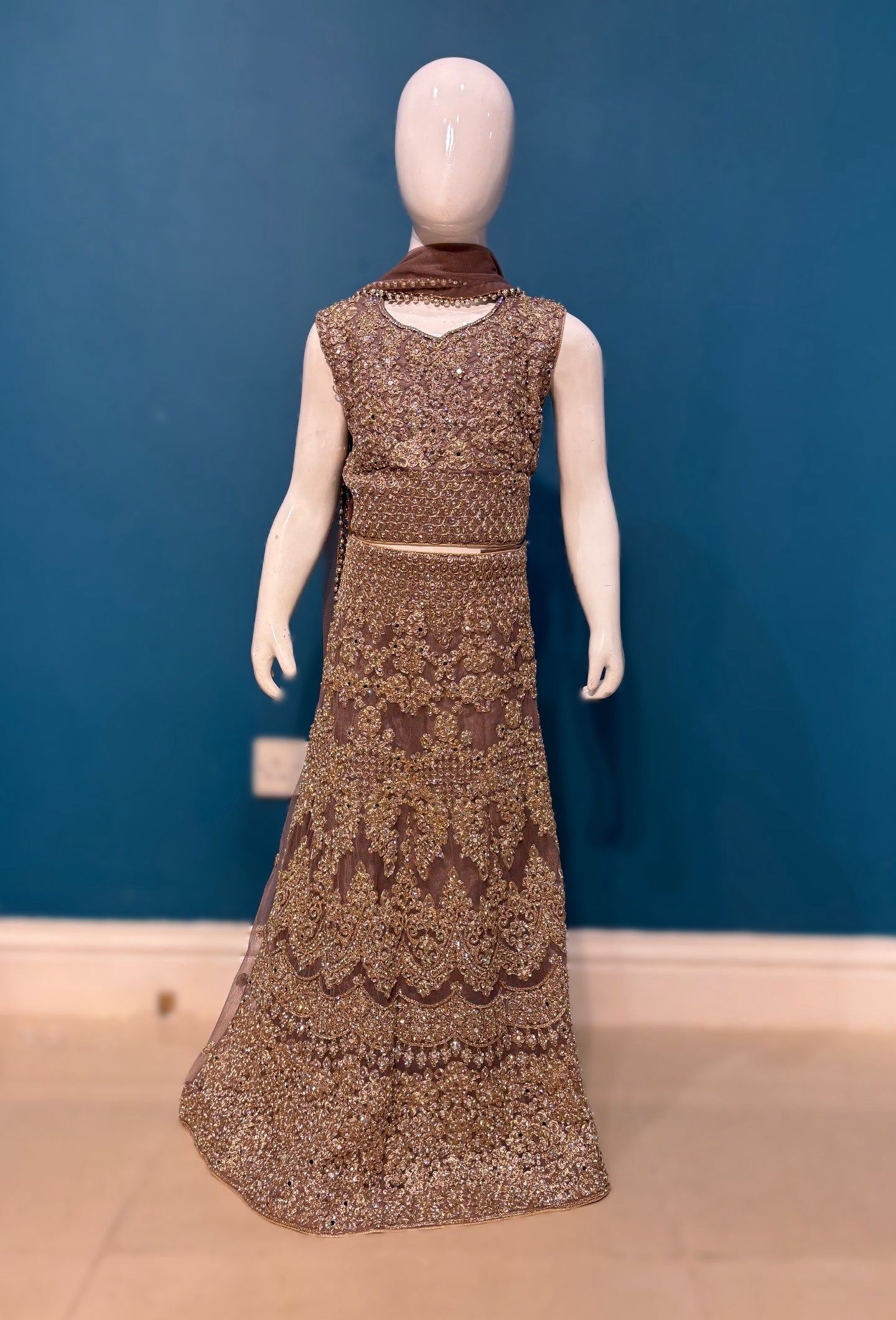 SUNEHRIPARI IN MAUVE 4-9 YRS KMO002C12