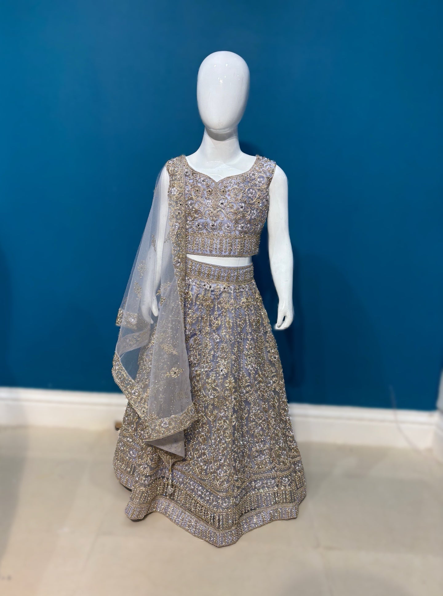 Kohinoor lehenga in lilac 3-9 YRS AF010C1