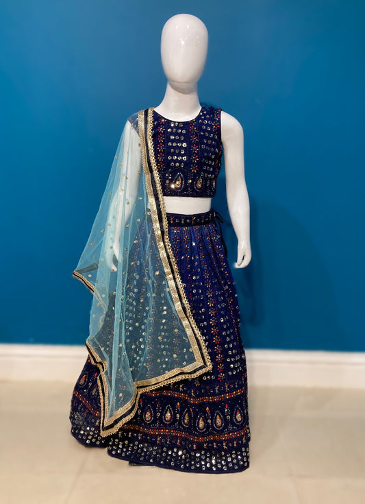 Rangtara 3-9yrs in navy blue KAF015C1