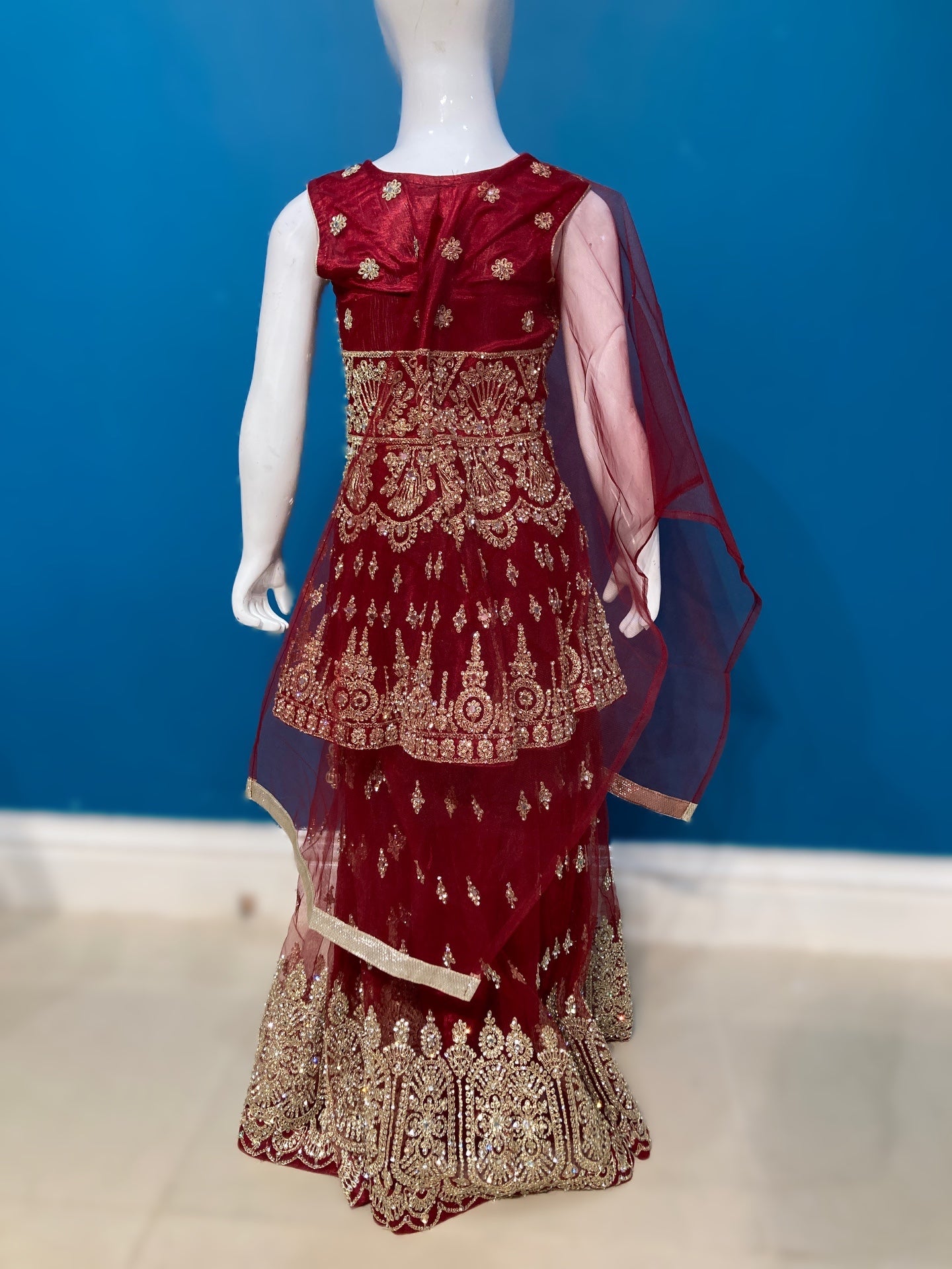 Mini Majesty in maroon 3-9yrs KMO014C0