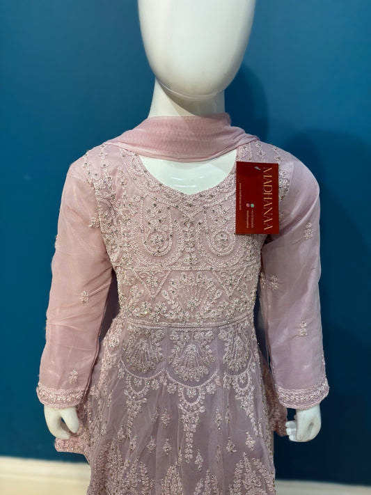 DEVANGI IN BLUSH PINK 3-9YRS KME000C4