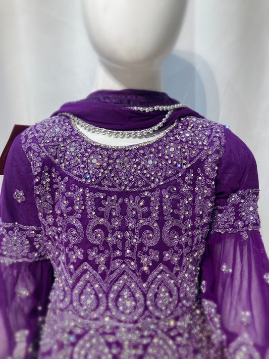 Meher in plum 4-9yrs KMO003C2