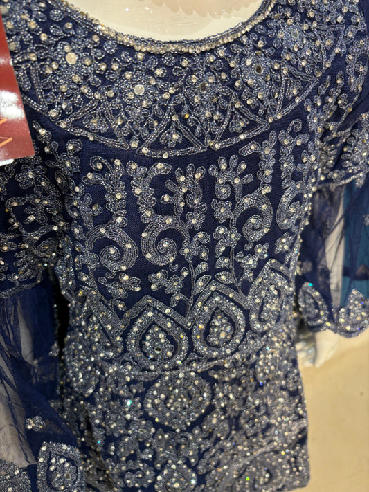 Meher in navy blue 4-9 YRS KMO003C4