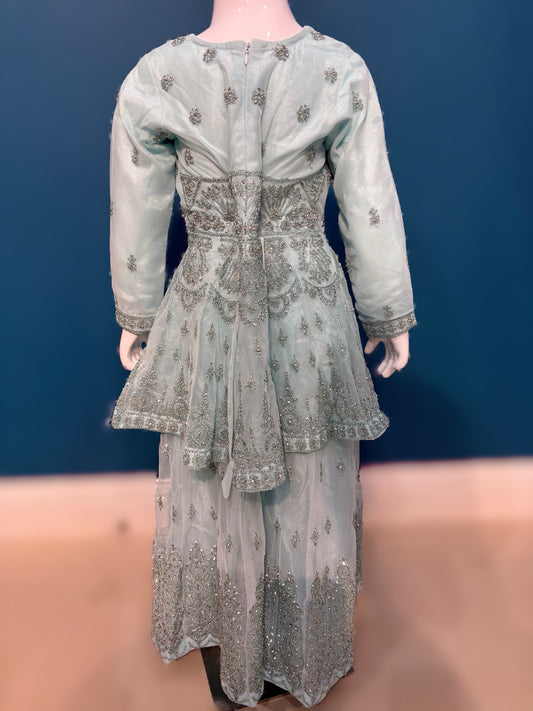 DEVANGI IN ICE BLUE 3-9YRS KME000C1