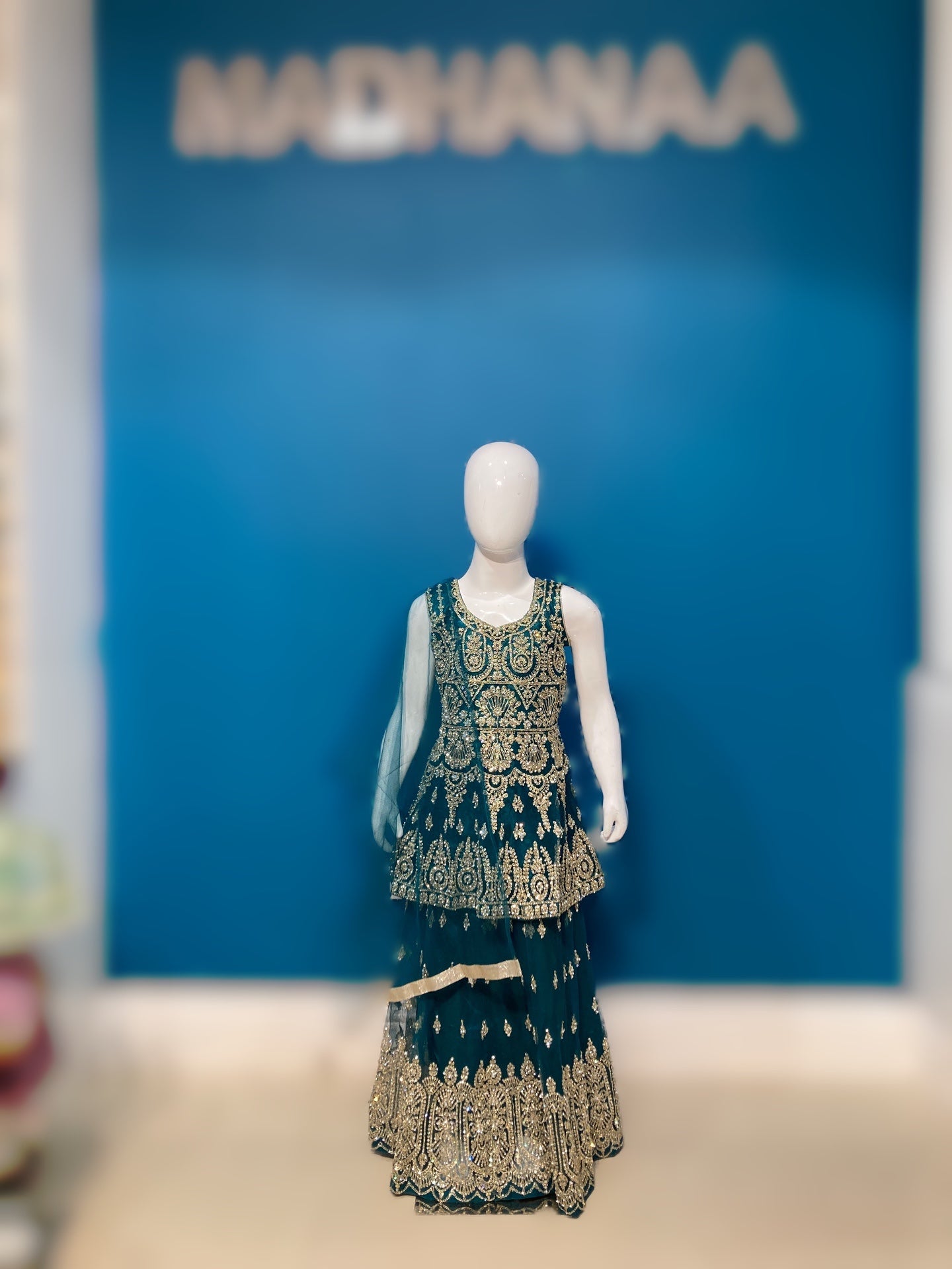 Mini Majesty in teal 3-9yrs KMO014C1