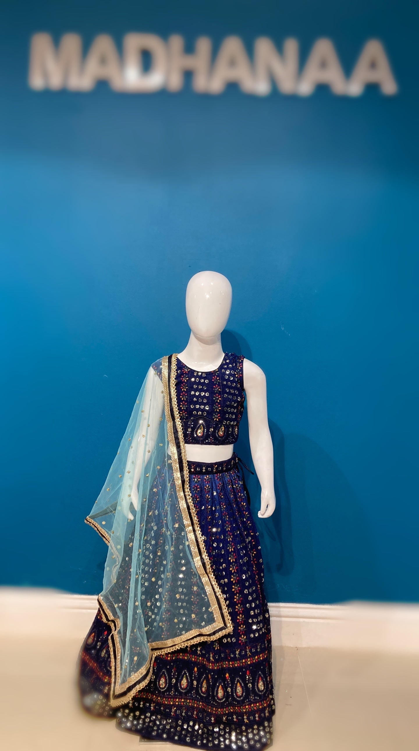 Rangtara 3-9yrs in navy blue KAF015C1