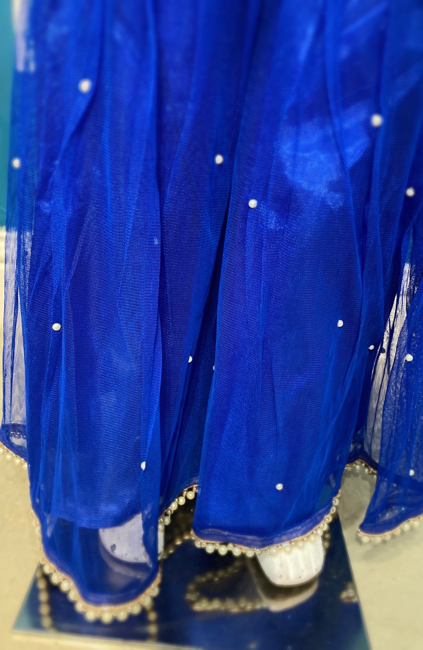 chandsharara in royal blue 2-9 yrs kme012c1