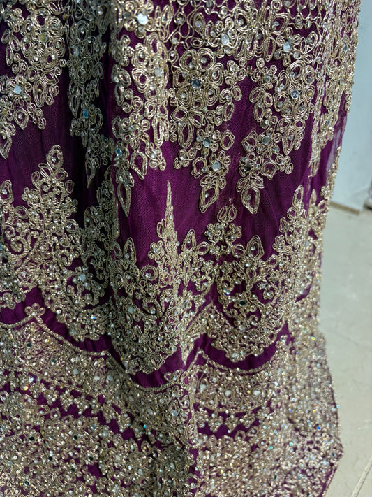 SUNEHARIPARI IN PLUM 4-9 YRS KMO002C9