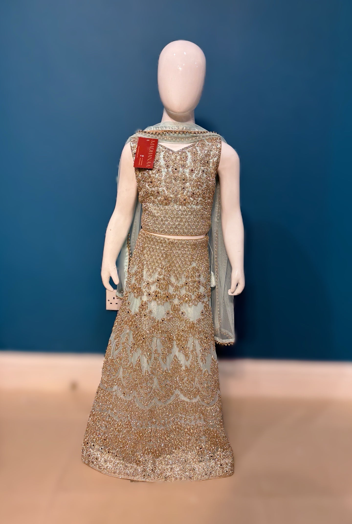 SUNEHRIPARI IN SKY BLUE 4-9 YRS KMO002C6
