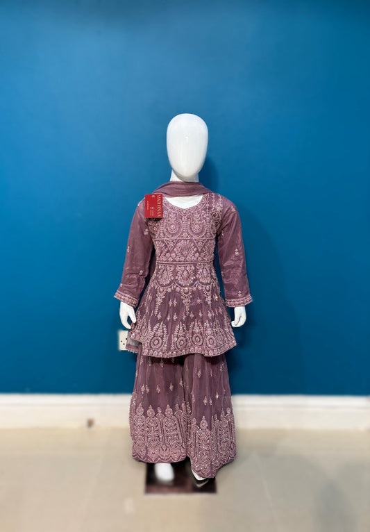 DEVANGI IN DARK LILAC3-9 YRS KME000C10