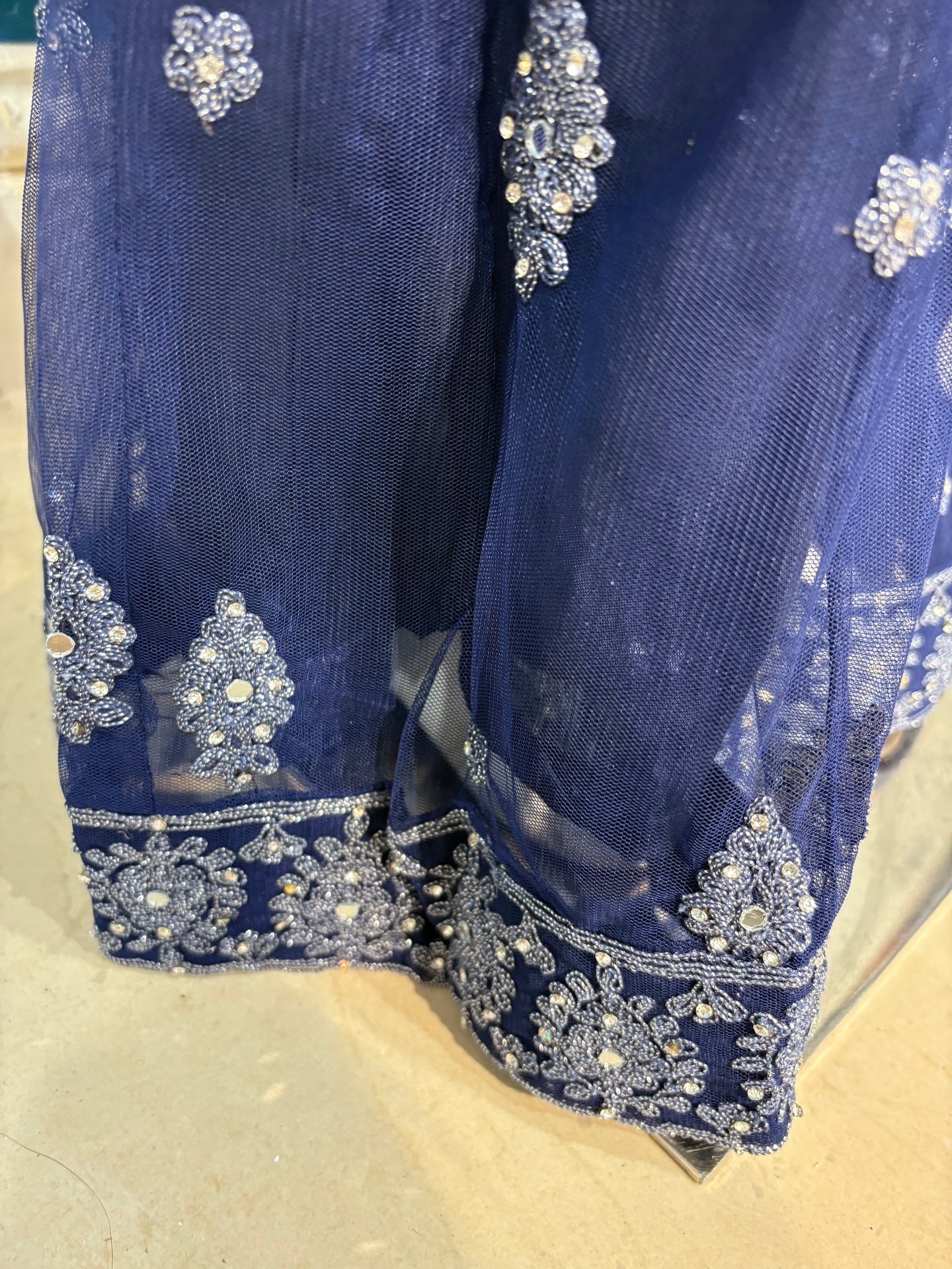 Meher in navy blue 4-9 YRS KMO003C4