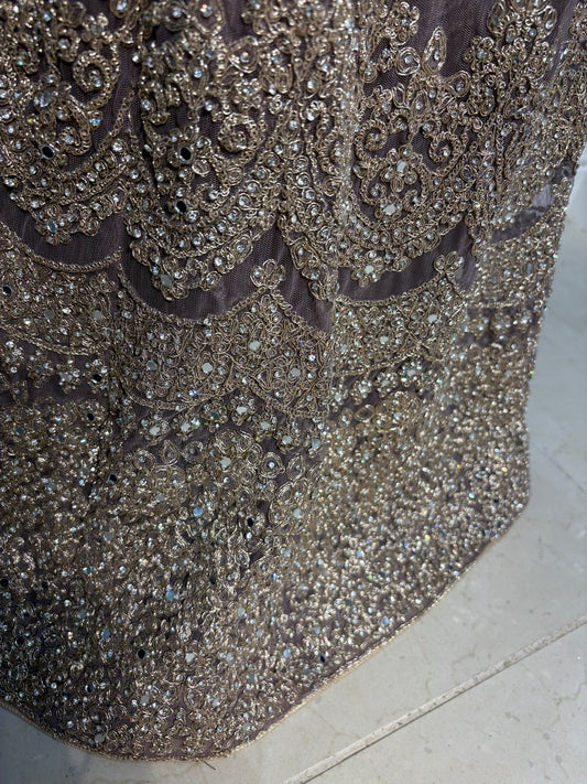 SUNEHRIPARI IN MAUVE 4-9 YRS KMO002C12