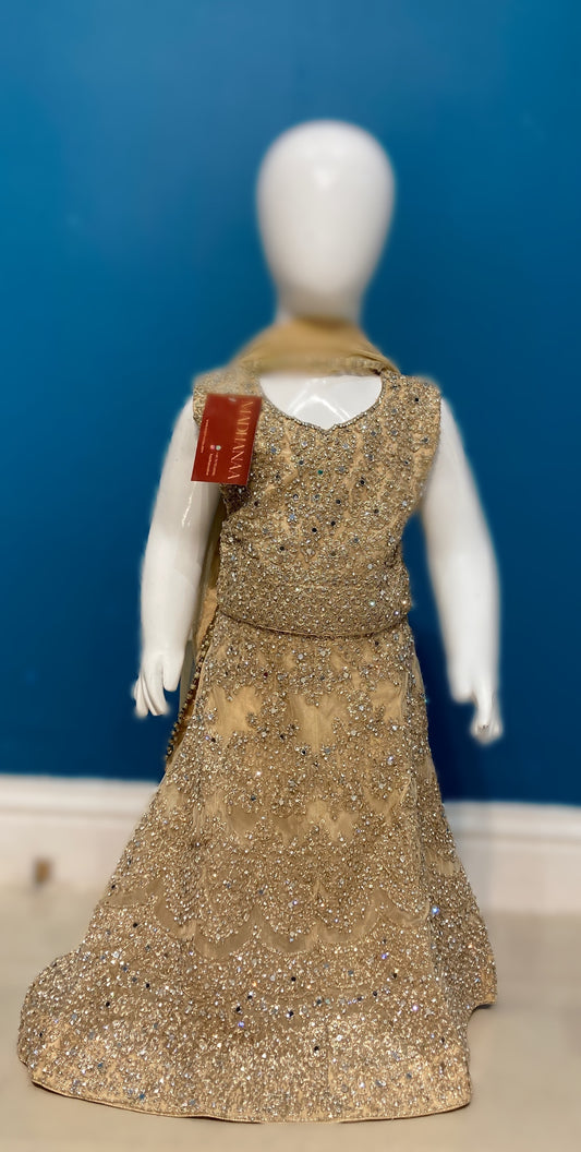 Sunehripari in gold 1-4yrs KMO002C15