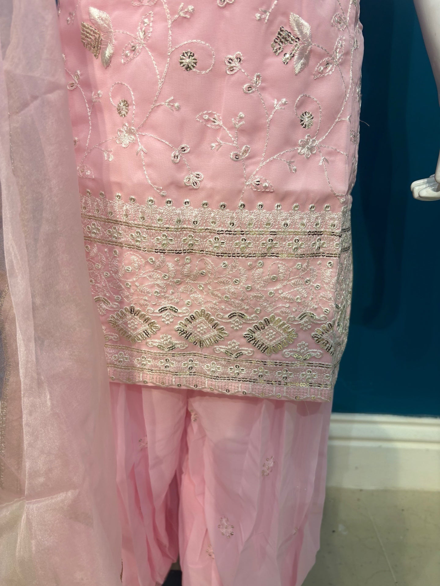 Pehnava in baby pink 4-9 YRS BC011C3