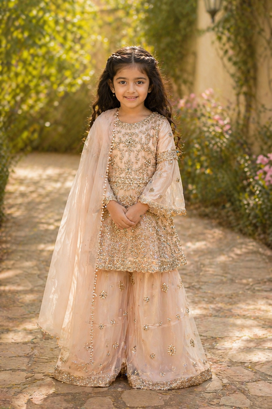 tila taj in beige 4-9 yrs kmo005c2