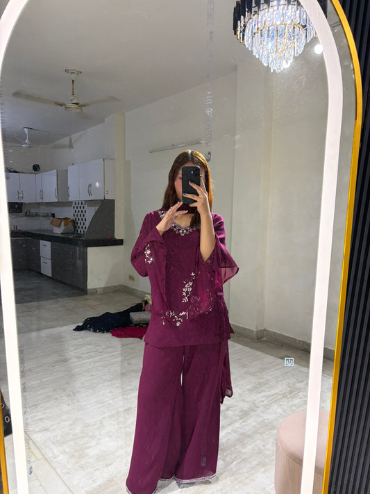 Y2K 90s original set burgundy