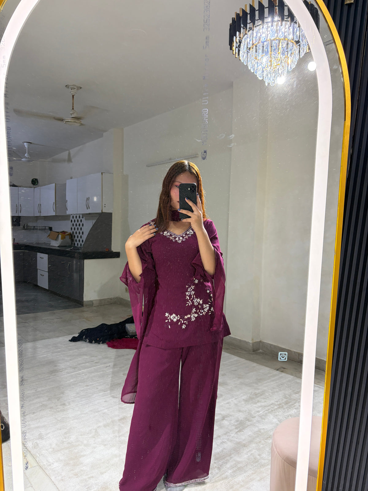 Y2K 90s original set burgundy