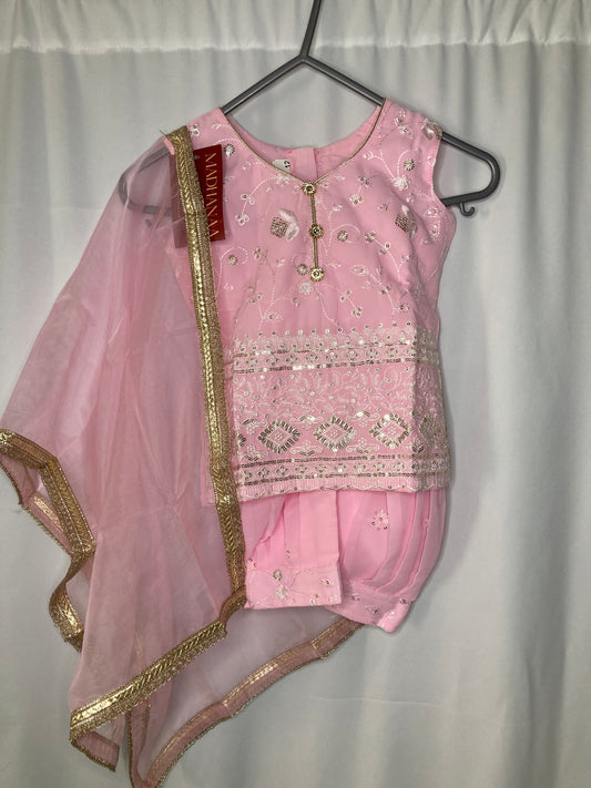 Ayzel Umar in baby pink 3month-4yrs BC011C3
