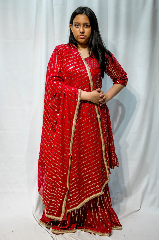Chamakaraa in ruby red petite KBC013C8