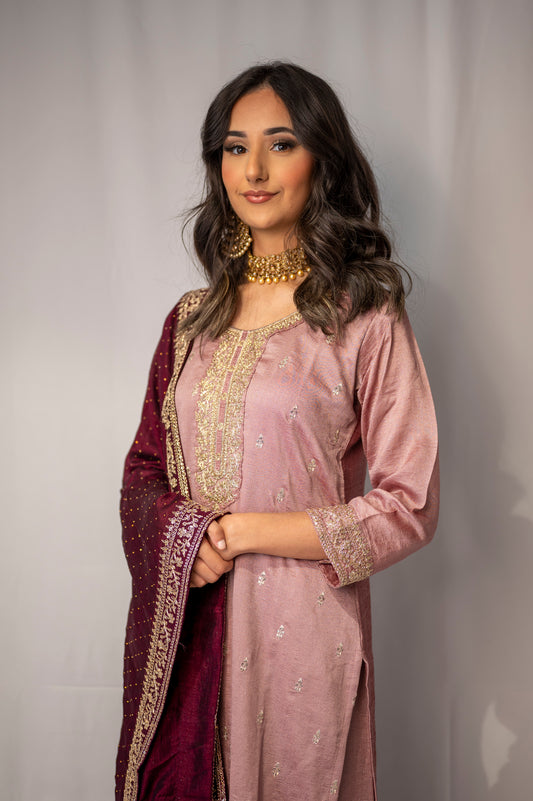 Chamak dhamak with red contrast DN016C0