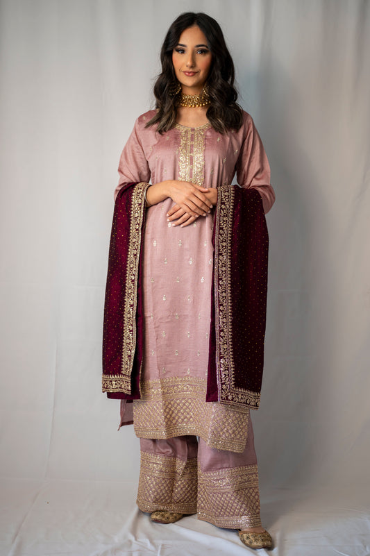 Chamak dhamak with red contrast DN016C0