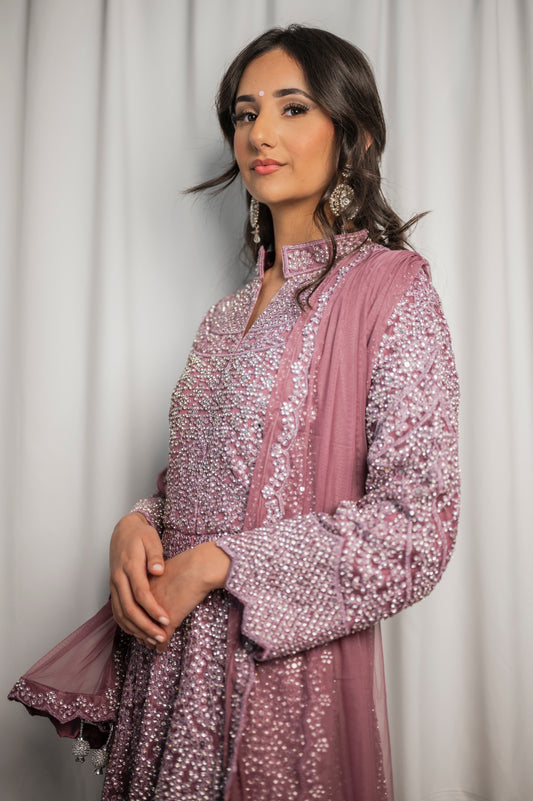 Sahazadi in dark lilac ME008C4