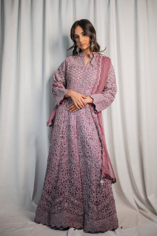 Sahazadi in dark lilac ME008C4