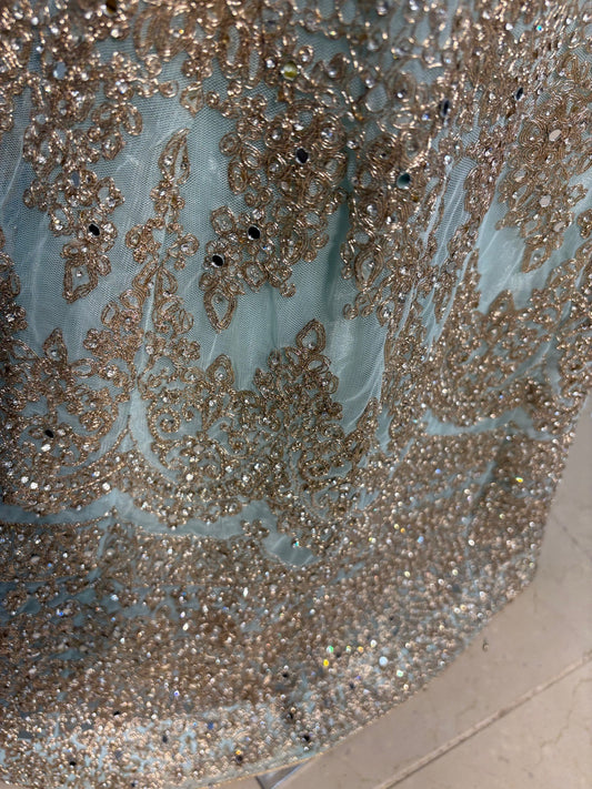 SUNEHRIPARI IN SKY BLUE 4-9 YRS KMO002C6