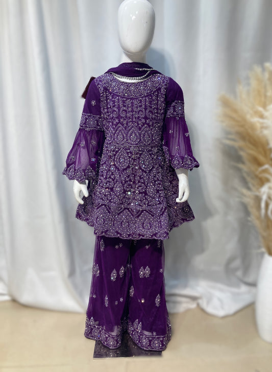 Meher in plum 4-9yrs KMO003C2