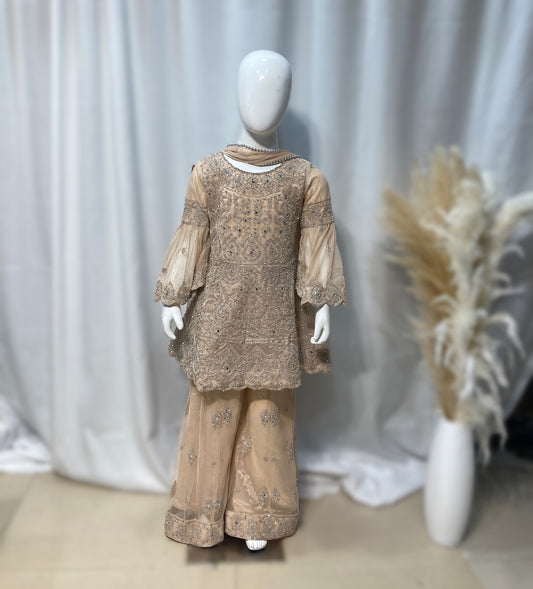 Meher in beige 4-9yrs KMO003C3