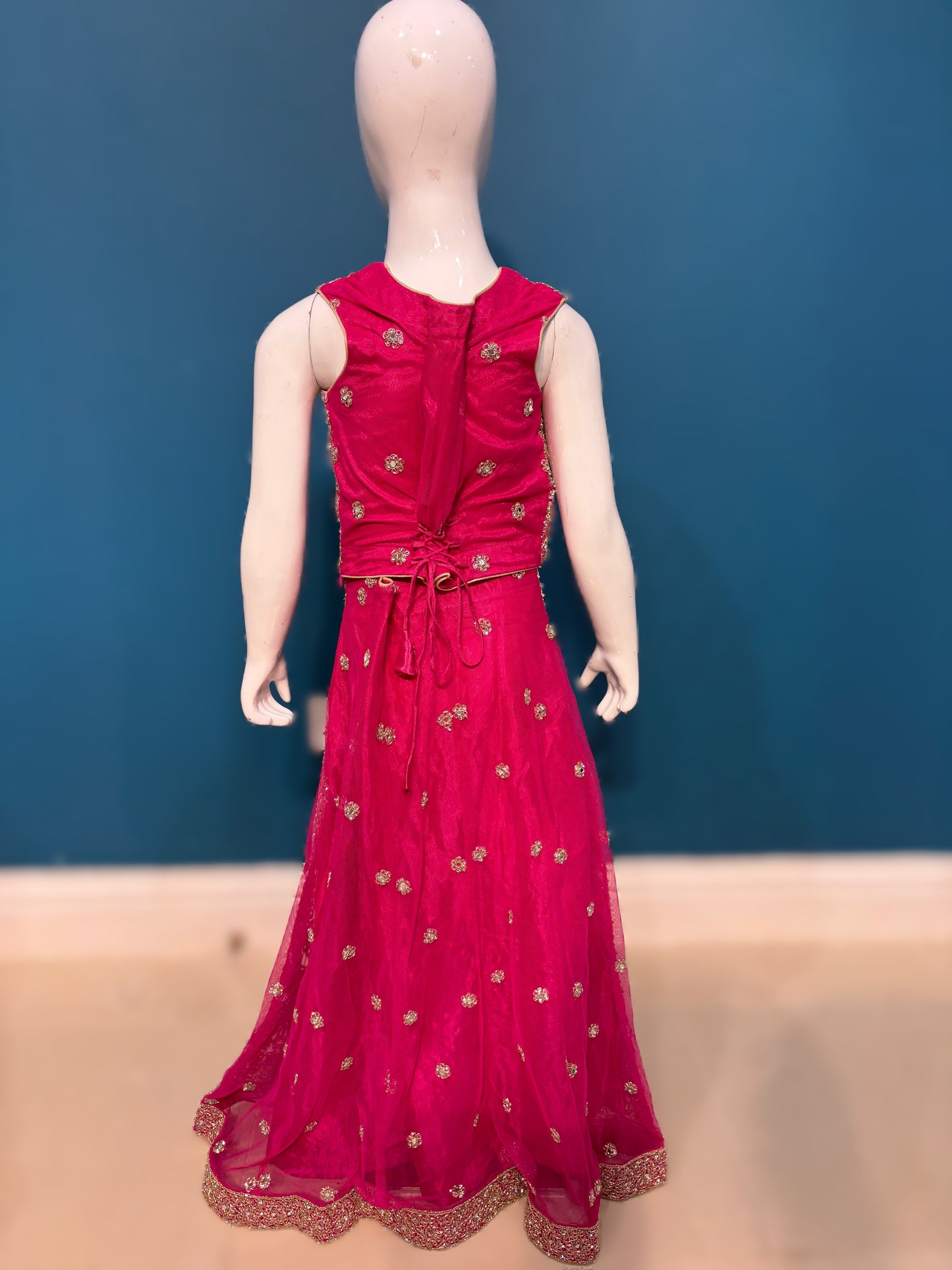 SUNEHRIPARI IN HOT PINK 4-9 YRS KMO002C3